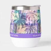 文字カスタムのヤシの木パターン (左面)