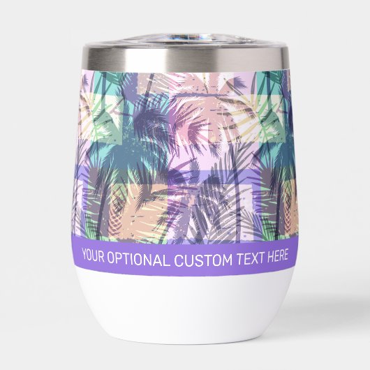 文字カスタムのヤシの木パターン (正面)