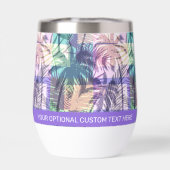 文字カスタムのヤシの木パターン (背面)