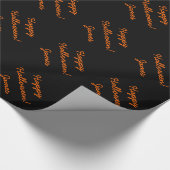 文字カスタムの包装紙 ラッピングペーパー (角)