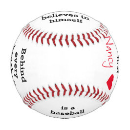 文字カスタムの贈り物 野球ボール