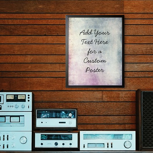 文字カスタムの追加カラフルグランジ ポスター