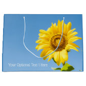 文字カスタムひまわり抱き枕 ラージペーパーバッグ (正面)