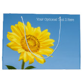 文字カスタムひまわり抱き枕 ラージペーパーバッグ (裏面)