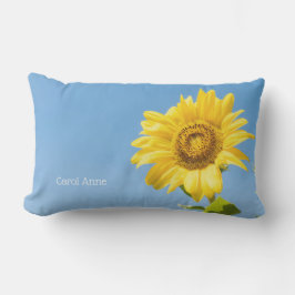文字カスタムひまわり アウトドアクッション