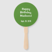 文字カスタムアイスクリームペンギンファンセット ハンドファン (裏面)