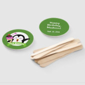 文字カスタムアイスクリームペンギンファンセット ハンドファン (組立なし)