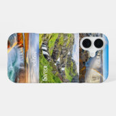 文字カスタムアイスランドホテル iPhone 16ケース (裏面横)