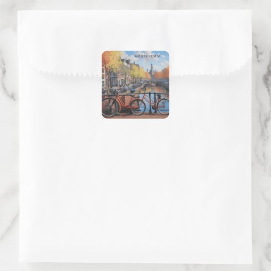 文字カスタムアムステルダム スクエアシール (バッグ)