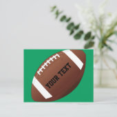 文字カスタムアメリカンフットボール葉書 ポストカード (スタンド正面)