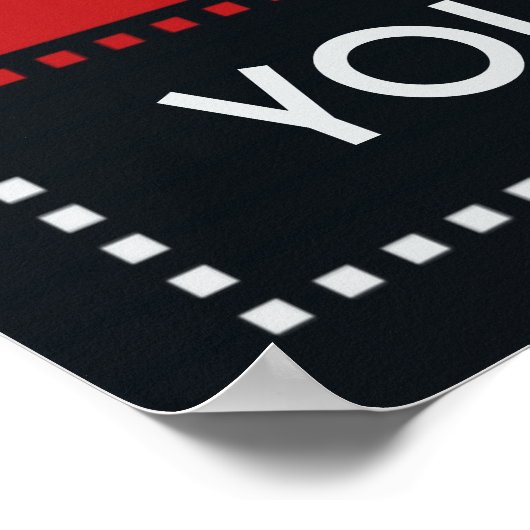 文字カスタムアールデコ音楽ポスター ポスター (角)