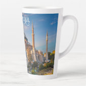 文字カスタムイスタンブール カフェラテマグ (右)