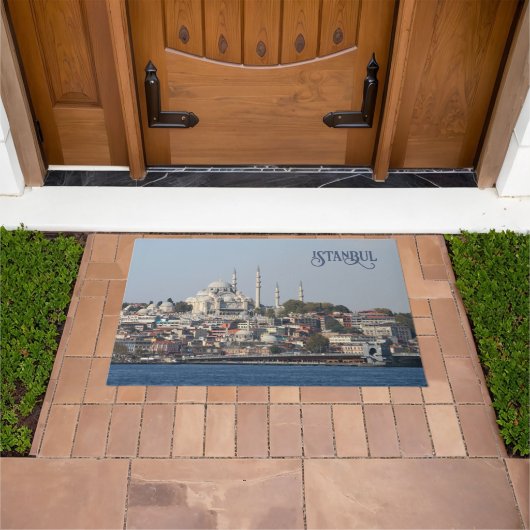 文字カスタムイスタンブール ドアマット (室外)