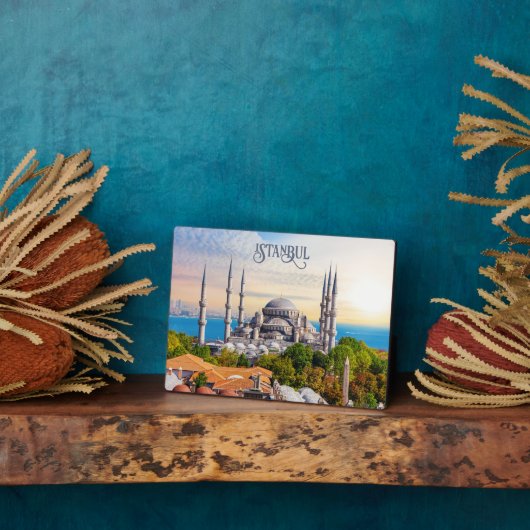 文字カスタムイスタンブール フォトプラーク (側面)