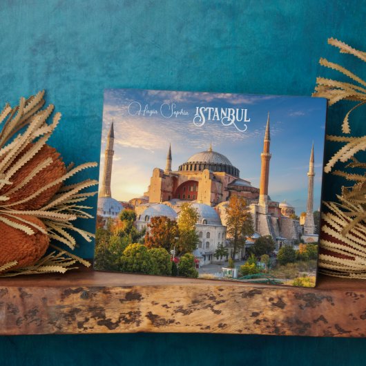 文字カスタムイスタンブール フォトプラーク (側面)