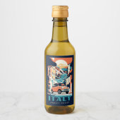 文字カスタムイタリア ワインラベル (正面)