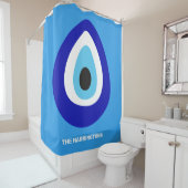 文字カスタムイブナルアイナザリアムレット シャワーカーテン (インサイチュ)