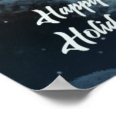 文字カスタムウィンタームース ポスター (角)