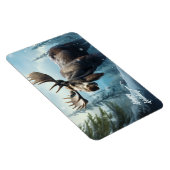 文字カスタムウィンタームース マグネット (右側)