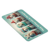 文字カスタムウィンターラマス マグネット (右側)