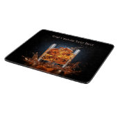 文字カスタムウイスキー カッティングボード (角)