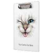 文字カスタムウインキング猫 クリップボード (左)