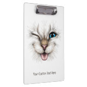 文字カスタムウインキング猫 クリップボード (右)