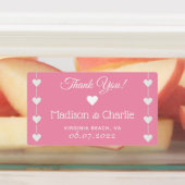 文字カスタムウェディングラベル ラベル (貼付)