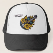 文字カスタムウクレレ キャップ (正面)