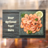 文字カスタムエビ ウィンドウサイン (シート2)