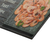 文字カスタムエビ カッティングボード (角)