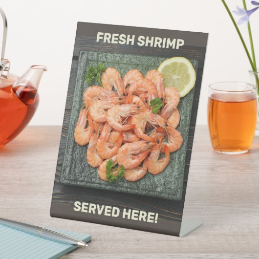 文字カスタムエビ 台座サイン (インサイチュ)