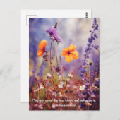 文字カスタムエンチャント牧草秋 ポストカード (正面/裏面)