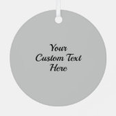 文字カスタムオイスタープラッタ メタルオーナメント (裏面)