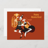 文字カスタムオクトーバーフェストポストカード ポストカード (正面/裏面)