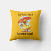 文字カスタムオーバーシンカーデザイン クッション (裏面)