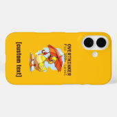 文字カスタムオーバーシンカーデザイン Case-Mate iPhoneケース (裏面 (横))