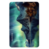 文字カスタムオーロラボレリス マグネット (縦)