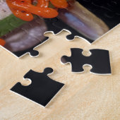 文字カスタムカエルパズル ジグソーパズル (側面)