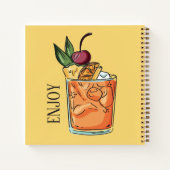 文字カスタムカクテルレシピ ノートブック (裏面)