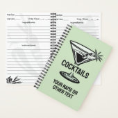 文字カスタムカクテル ノートブック (内側)