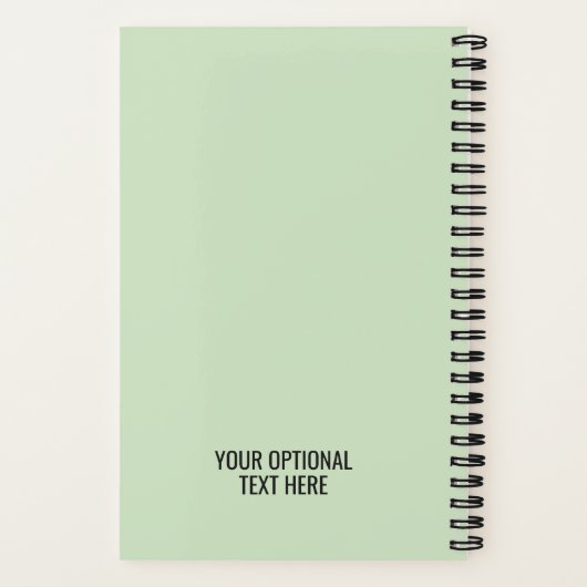 文字カスタムカクテル ノートブック (裏面)