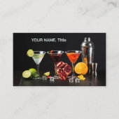 文字カスタムカクテル 名刺 (正面)