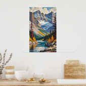 文字カスタムカナダ旅行ポスター ポスター (キッチン)