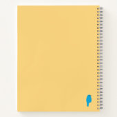 文字カスタムガーデンジャーナル ノートブック (裏面)