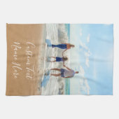 文字カスタムキッチンタオル夏デザイン キッチンタオル (横)