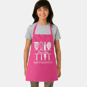 文字カスタムキッチンモノグラムBBQシェフベーキングギフト エプロン (インサイチュ)