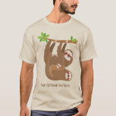 文字カスタムキュートスロッス Tシャツ (正面)