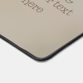 文字カスタムキュートバーンフクロウ デスクマット (コーナー)