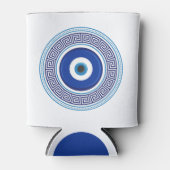 文字カスタムギリシャパターンイブナルアイナザール 缶クーラー (正面)